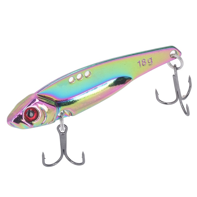 10PCS Fish Shape Artificial Bait High Simulation Aluminum Alloy Fishing