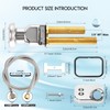 LukLoy Shampoo Bowl Vacuum Breaker Kit for Shampoo Bowl Faucet,