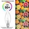BUBYVV E12 Candle Light Bulbs, 60W Candelabra Light Bulbs, B10