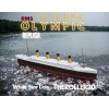 THEROLLER3D 12” RMS Olympic Model, Titanic Toy, Unsinkable Titanic Gift,
