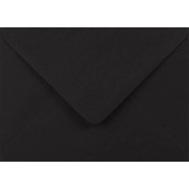 Black Envelopes (100gsm) Perfect for Christmas Cards, Greeting Cards, Wedding Invitations, Gift vouchers, Crafts (52, C5 (162mm x 229mm))