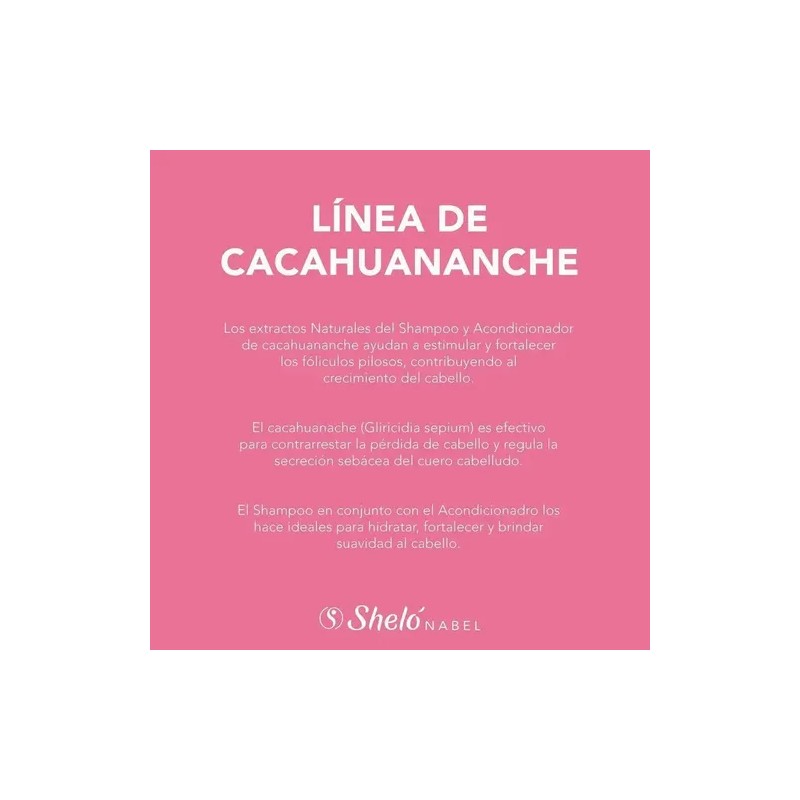 Shampoo Cacahuananche 950ml Nutritivo Fortificante Reparador