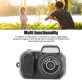 Mini DV, 0.96inch Display 1080P 30FPS ABS Plastics 128GB Expansion Portable Video Recorder Video Filming Photography Mini DV Camera for Outdoor Activities, Traveling