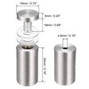 uxcell 3/4 Dia x 2-1/2"(19x62mm) Standoff Screws Wall Mount Sign