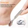Drybely Professional Stainless Steel Callus Remover for Hardness, Pedicure and