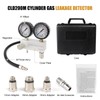 KUNGJUER Cylinder Leak Down Tester Kit, Cylinder Gas Leakage Detector