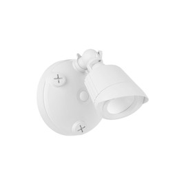 Savoy House 4-Flood Light-A1-3000K-WH Savoy House Outdoor Single Flood Light, Integrated LED 1-Light 11 Watt, 5" H x 5" W, White