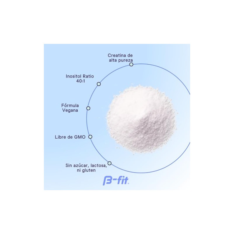 B-FIT Creatina Monohidratada + Myo D-Chiro Inositol 40:1