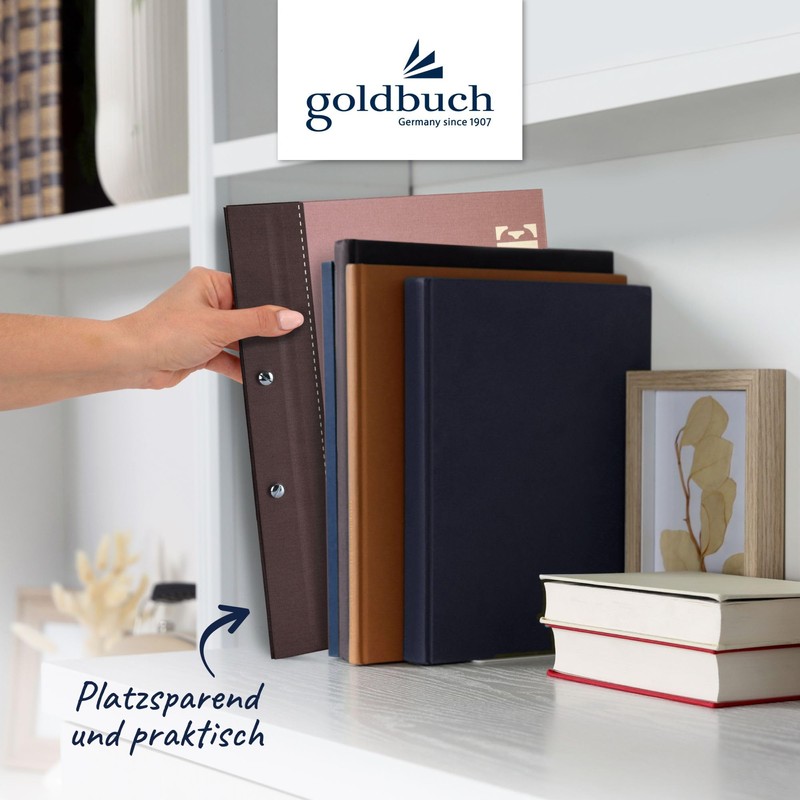 goldbuch 36116 Certificate Folder 2 Coloured Aubergine, Certificate Folder DIN