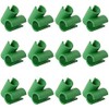 50pcs Garden Cross Buckle Clip for Plant Support & Connections