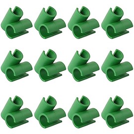 50pcs Garden Cross Buckle Clip for Plant Support & Connections