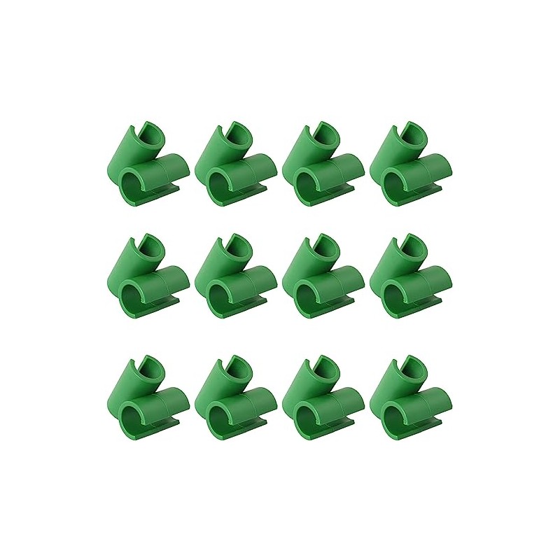 50pcs Garden Cross Buckle Clip for Plant Support & Connections