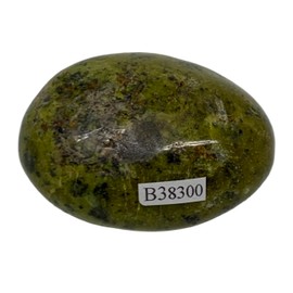 95.3g, 2.3"x1.7"x1.2" Natural Untreated Green Opal Palm-Stone Crystal Polished Galet Shape Gemstones @Madagascar, B38300