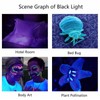 UV Flashlight LED 365nm Aluminium Alloy Battery Powered Widely Used