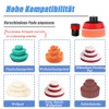 Mesee 3 Pieces Sanding Disc Polishing Pad, M14 Thread Polishing