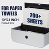 AIKE Wall Mount Paper Towel Dispenser, Fit Multifold Paper Towel
