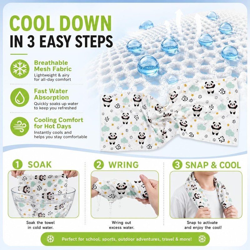Cooling Towel for Sports, Quick Dry Breathable Mesh, Lightweight and