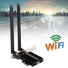 Network Card Desktop Dual Band Adapter with 8DB Antenna Extension