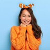 Blithween Clownfish Knotted Bow Headband Ocean Theme Hair Accessories Halloween
