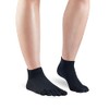 Knitido Essentials Everyday Trainer Toe Socks | Airy Short Cotton