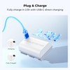 K&F CONCEPT LP-E6P Battery, 2520mAh USB-C R6 Mark III Battery