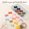 YHXX YLEN 40PCS Baby Hair Clips Mini Bow Snap Clip