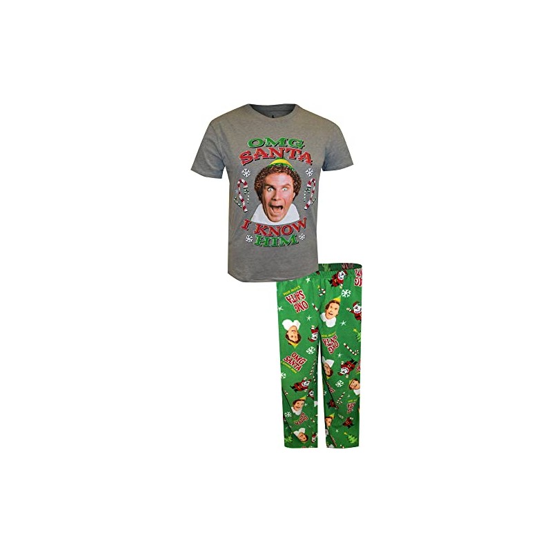 Centric Brands Mens Elf Movie Buddy the Elf OMG Santa