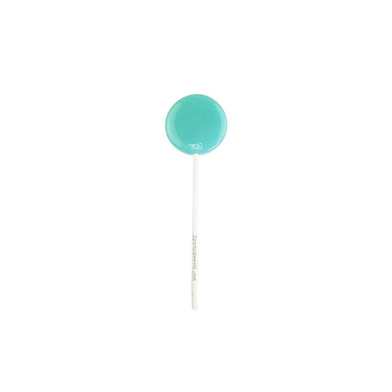 Blue Raspberry Lollipops Aqua Flavor Lolliops (36Piece) Handcrafted In Usa