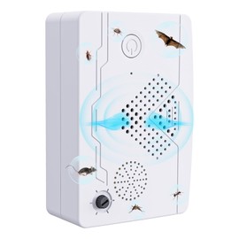 Ultrasonic Mouse Bat Repellent, Electronic Pest Spider Repeller, Roach Killer Rodent Ultrasonic Repellent Indoor for Pest, Mosquito, Cockroach, Bat, Bird, Bug, Insect