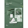 Dimoon 78.7''x17.7'' Green Peel and Stick Wallpaper Contact Paper Modern