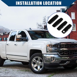 Hihaha Glossy Black Exterior Outside Door Handle Trim Cover for Dodge Charger 2011-2021 / Front Rear Left Right/Durable / 4 Pcs