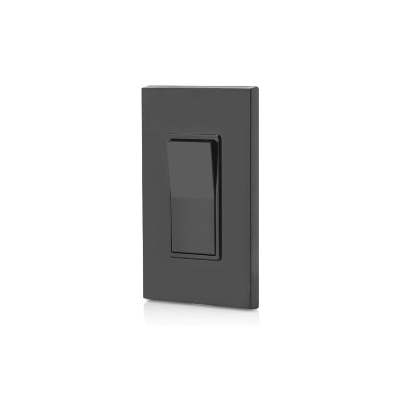Decora Rocker 3-Way 15 Amp Switch, Black
