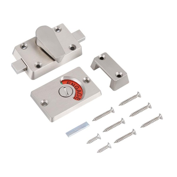 USE Bathroom Toilet WC Indicator Privacy Dead Bolt Door Lock