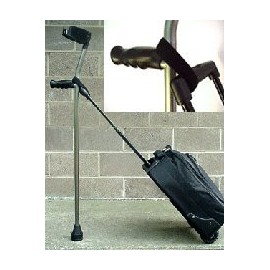 Thomas Fetterman Heavy Duty Luggage Hitch for Cane or Crutch, Black