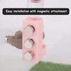 Daerky Small Animal Water Feeder, Magnetic Hanging Feeder & Hidden