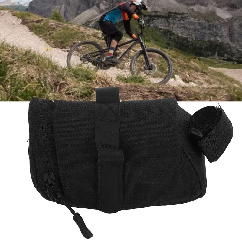 VGEBY Bicycle Saddle Bag Bicycle Black Oxford Fabric Saddle Bag