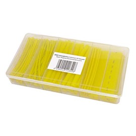 Schrumpfschlauch-Sortiment, 100-teilig gelb