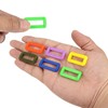 uxcell 16Pcs Plastic Rectangle Ring, 1" Slide Rectangle Buckle, Webbing
