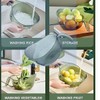 Multi-Purpose Drain Strainer Sink Washing Bowl Multi-Functional Strainer & Rinsing