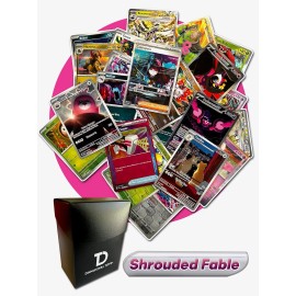 Pokémon Shrouded Fable TCG Assortment || Ultra Rare + 20 Cards + Deck Box