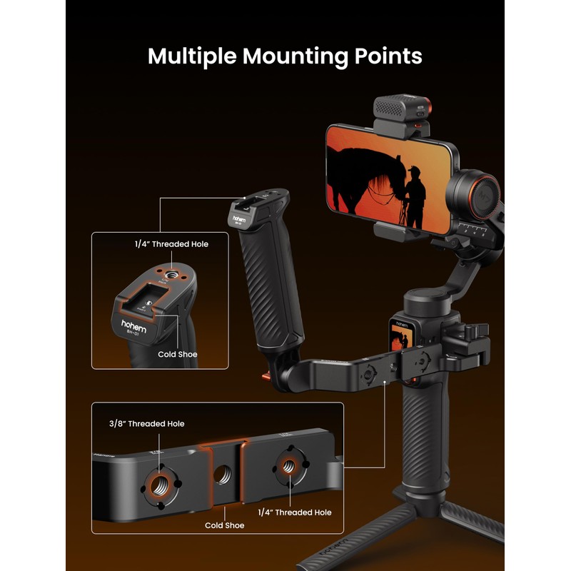 hohem Adjustable Sling Handgrip Gimbal Sling Handle for M6/M7/MT2, Ergonomic