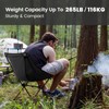 CAMEL CROWN Portable Camping Chair Folding Compact Lawn Lightweight Backpacking