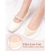 Becellen 8 Pairs of Women's Low Cut Ballerina Socks, Invisible