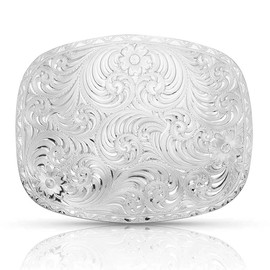 Montana Silversmiths Engraved Classic Western Belt Buckle (Grand Cowboy)