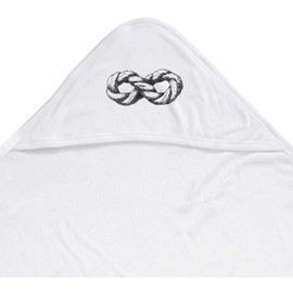 Azeeda 'Infinity Rope' Baby Hooded Towel (HT00035208)