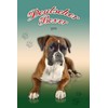 mrdeco Holz Schild 12x18cm Deutscher Boxer 1895 Hund Holzschild