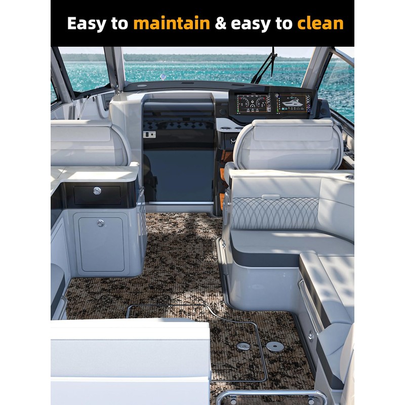 FOCEAN Boat Flooring EVA Foam Boat Decking Marine Flooring Camo