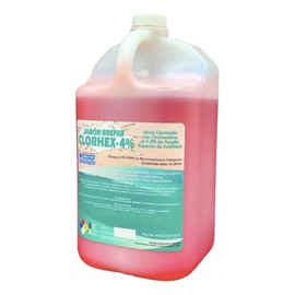 Solución Jabonosa con Gluconato de Clorhexidina 4% Antiséptico Galón 4 L