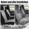 ESMING 60/40 Front Split Bench Seat Covers for Chevy Colorado