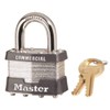 Master Lock 1KA 2126 Padlock, Pack of 1, Gray